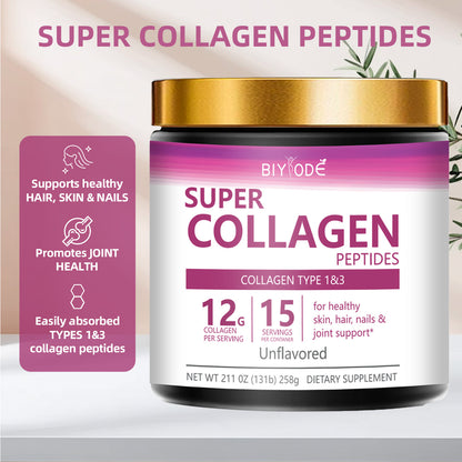 OEM ODM Private Label Super Collagen Peptides Herbal Supplement Collagen Protein Powder Manufacturer Factory Direct Supply OEM ODM Fast Delivery With COA HALAL GMP