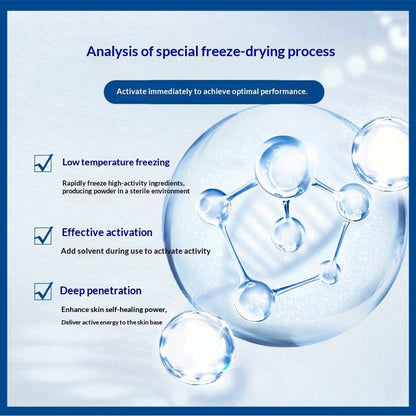 Freeze-dried Powder Kit Repairs Active Peptides To Fade Fine Lines And Acne Marks